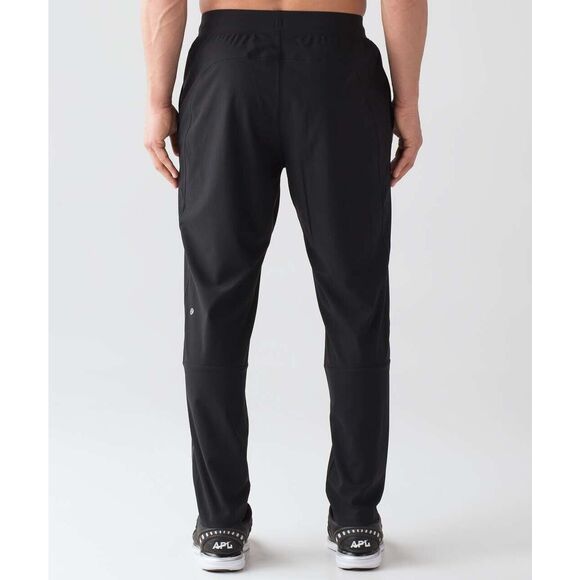 Lululemon Athletica M5399S Men's Sz Large Black Twill Chill Pants - Picture 14 of 16